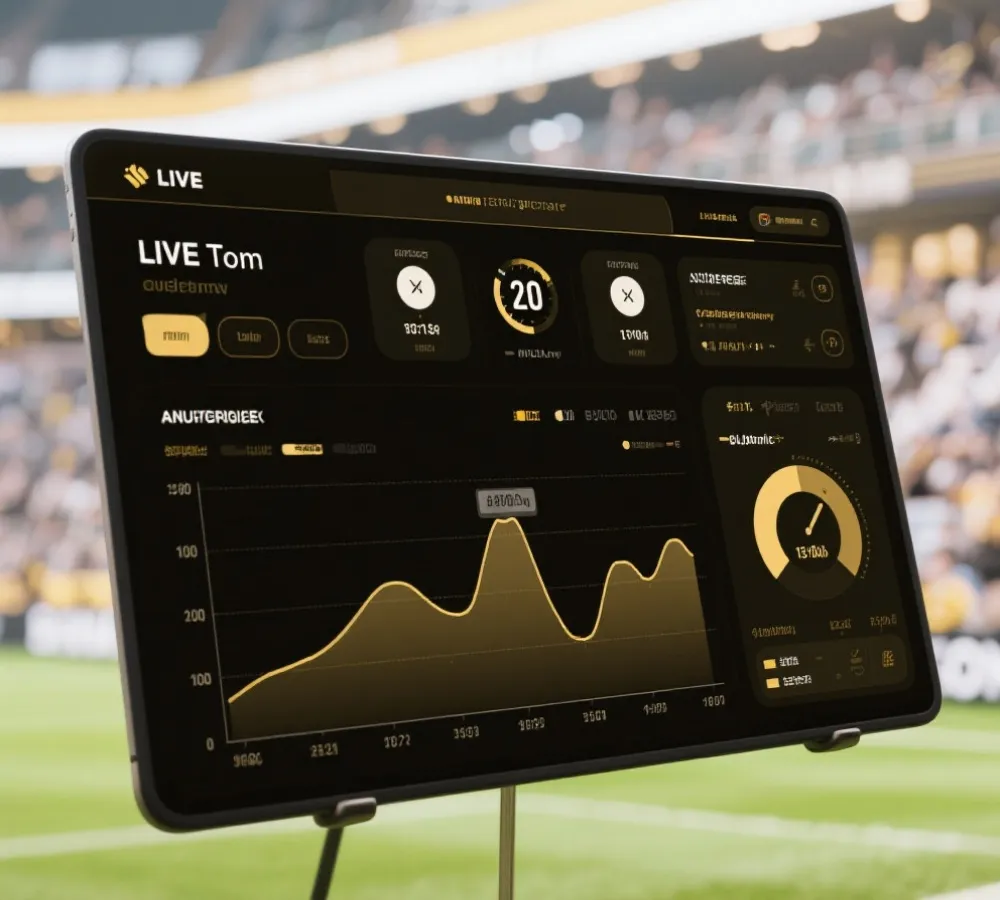 即時下注介面示意